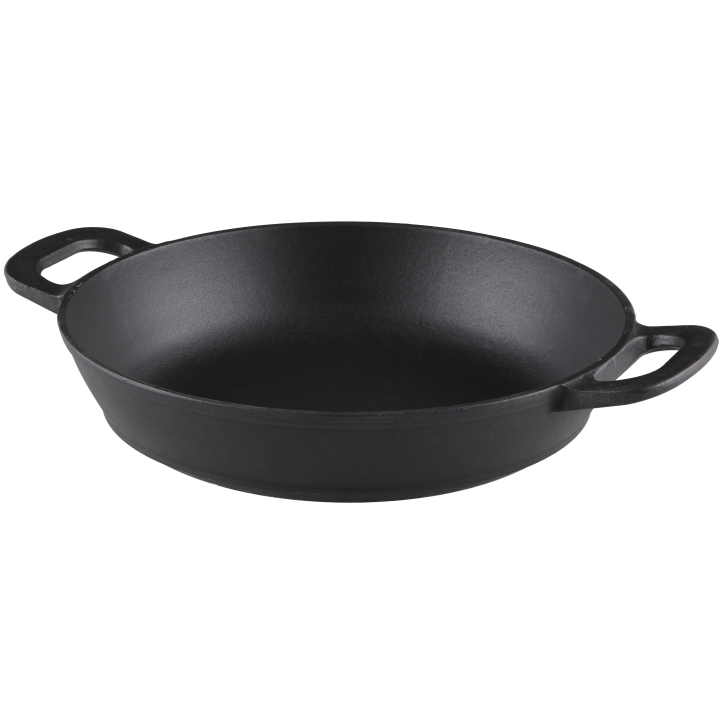 Mustang: Wokpanna i gjutjärn Multigrill 30 cm