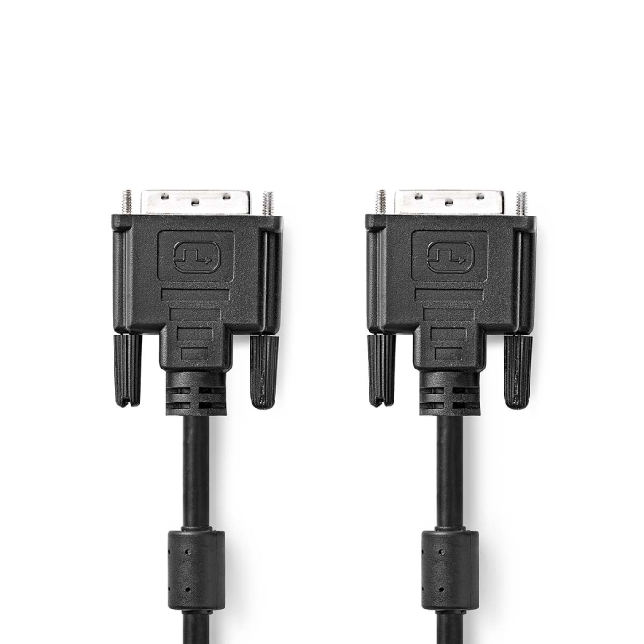 Nedis DVI-kabel | DVI-D 24+1-Pin Hane | DVI-D 24+1-Pin Hane | 2560x1600 | Nickelplaterad | 3.00 m | Rak | PVC