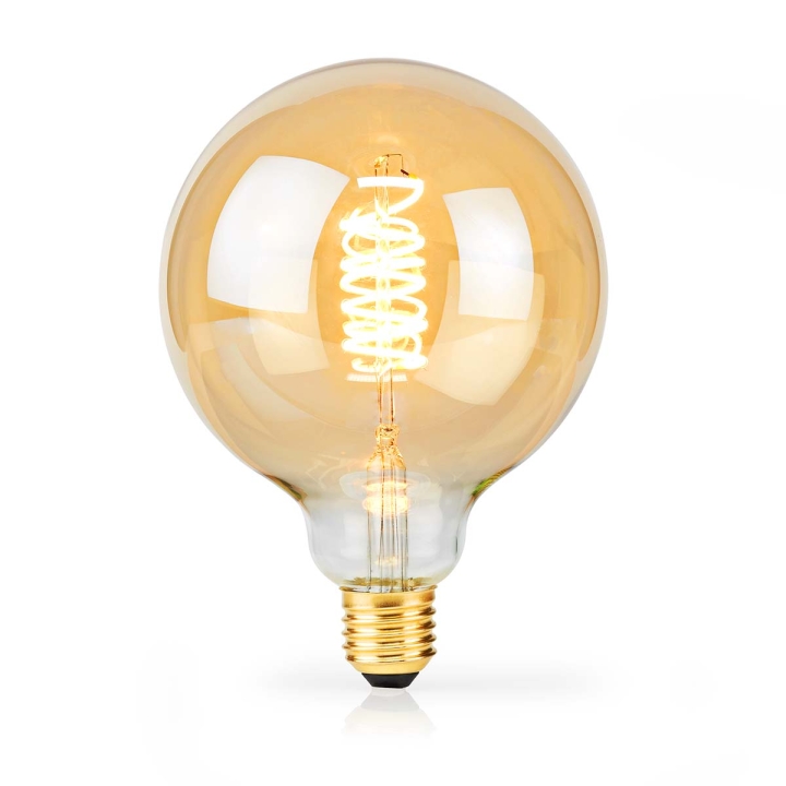 Nedis LED Glödlampa E27 | G125 | 3.8 W | 250 lm | 2100 | Dimbar | Extra varm