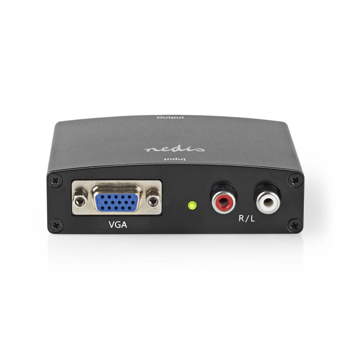 Nedis HDMI ™ Omvandlare | VGA Female / 2x RCA Male | 1x HDMI™ Output | Envägs | 1080p | 1.65 Gbps