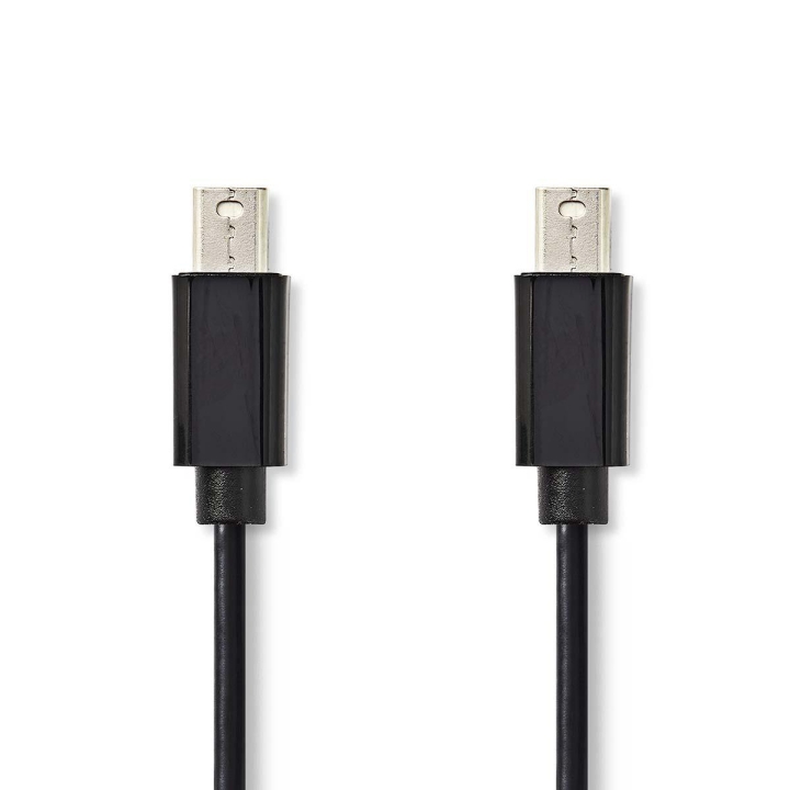 Nedis Mini Displayport-kabel | DisplayPort 1.2 | Mini DisplayPort Hane | Mini DisplayPort Hane | 21.6 Gbps | Nickelplaterad | 1.00 m | Rund | PVC
