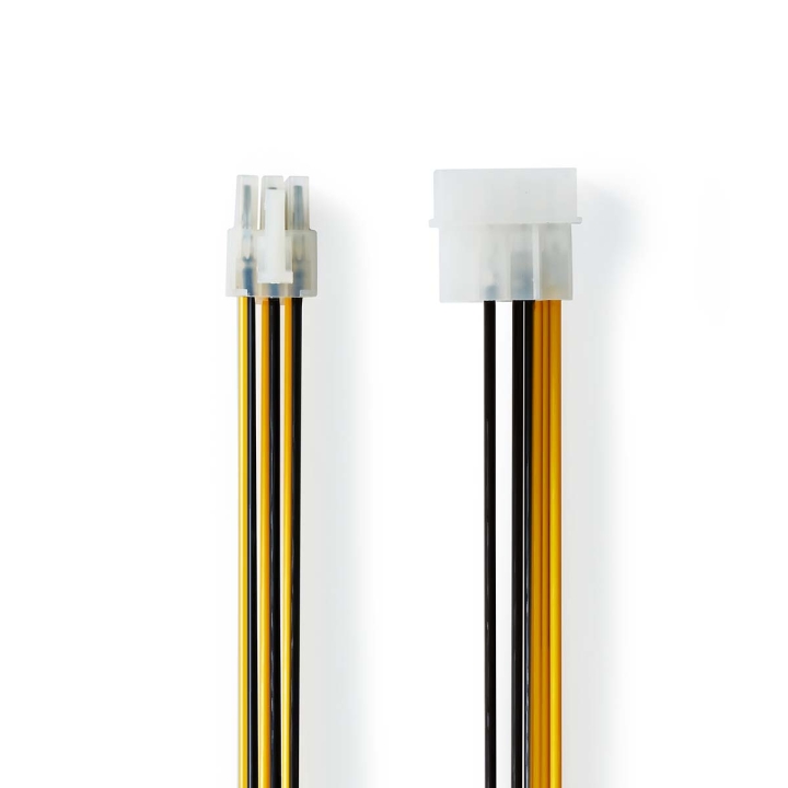 Nedis Intern Strömkabel | Molex Hane | PCI Express Hane | Guldplaterad | 0.20 m | Rund | PVC