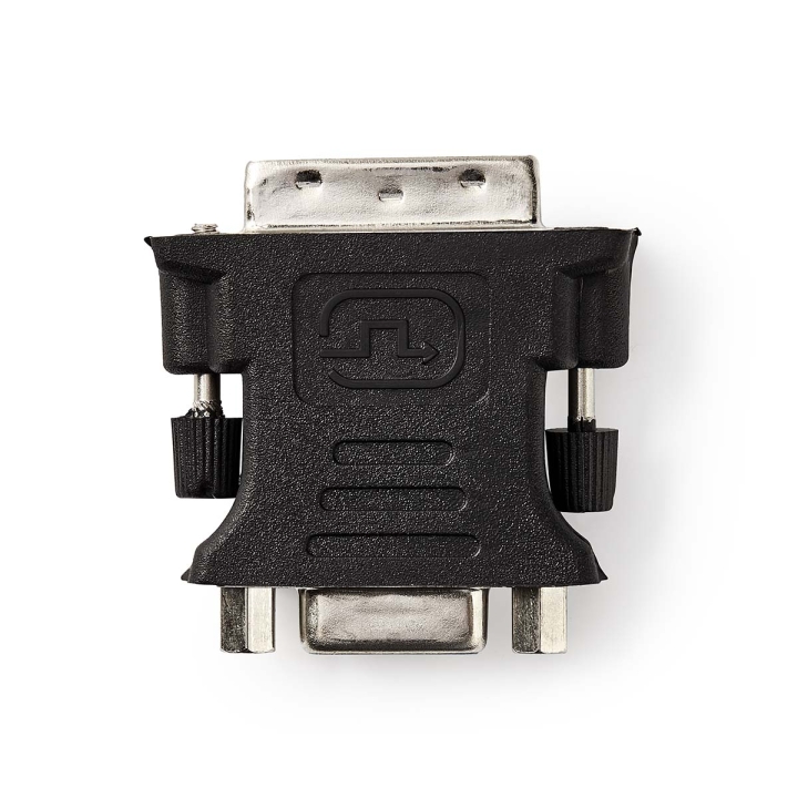 Nedis DVI adapter | DVI-I 24+5-Pin Hane | VGA hona 15p | Nickelplaterad | Rak | PVC