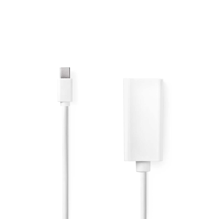 Nedis Mini Displayport-kabel | DisplayPort 1.2 | Mini DisplayPort Hane | HDMI™ Utgång | 21.6 Gbps | Nickelplaterad | 0.20 m | Rund | PVC