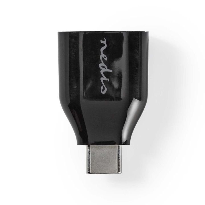 Nedis USB-C™ Adapter | USB 3.2 Gen 1 | USB-C™ Hane | USB-A Hona | 5 Gbps | Rund | Nickelplaterad