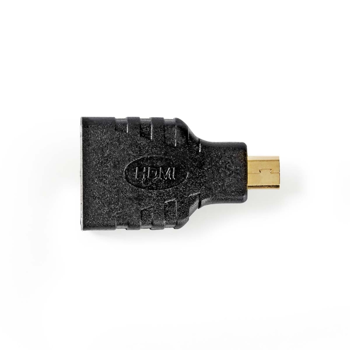 Nedis HDMI™ Adapter | HDMI™ Micro kontakt | HDMI™ Utgång | Guldplaterad | Rak | ABS