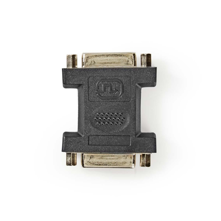 Nedis DVI adapter | DVI-I 24+5-Pin Hona | DVI-I 24+5-Pin Hona | Nickelplaterad | Rak | PVC
