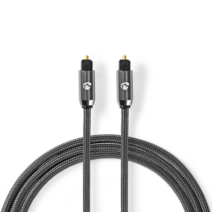 Nedis Optisk ljudkabel | TosLink Hane | TosLink Hane | 2.00 m | Rund | Bomull