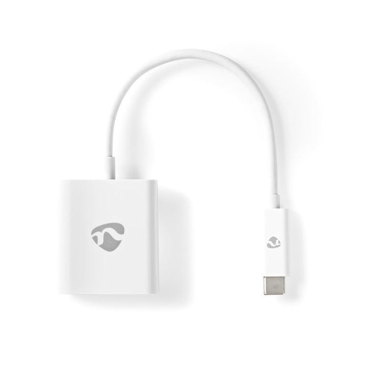 Nedis USB-C™ Adapter | USB 3.2 Gen 1 | USB-C™ Hane | VGA hona 15p | 1080p | 5 Gbps | 0.20 m | Rund | Nickelplaterad | PVC