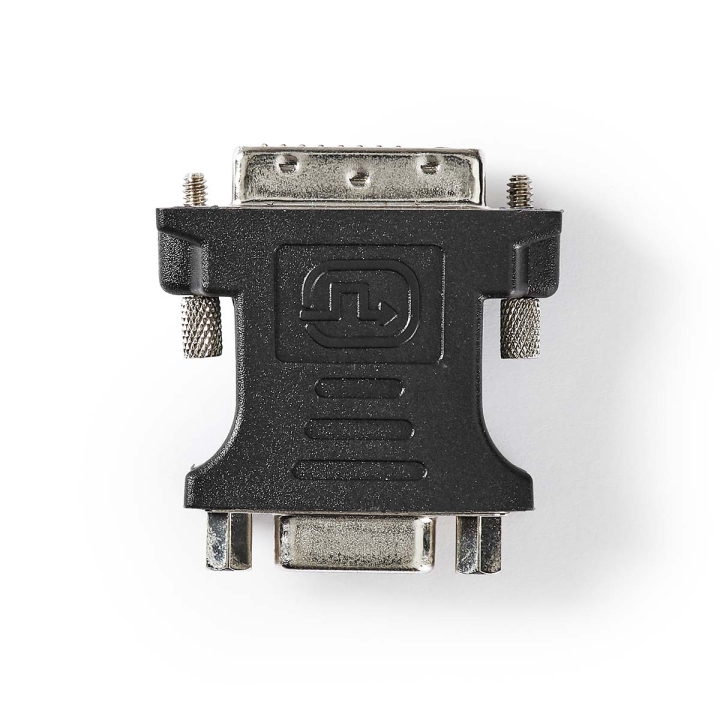 Nedis DVI adapter | DVI-I 24+5-Pin Hane | VGA hona 15p | Nickelplaterad | Rak | ABS / Metall