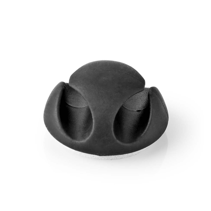 Nedis Kabelhantering | Kabelklämma | Klicka och Go | 6 st. | Antal platser: 2 Skivor | Maximal kabeltjocklek: 5.3 mm