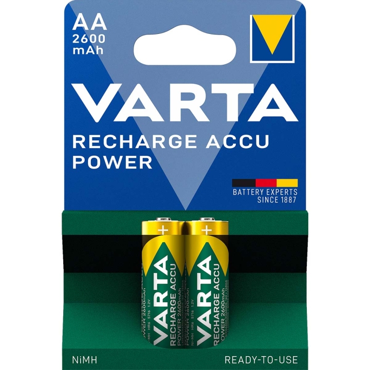Varta Laddningsbara Ni-MH-batterier, AA | 1.2 V DC