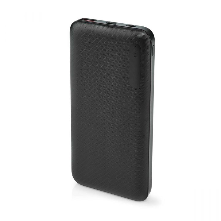 Nedis Powerbank | 10000 mAh | 18 W | 1.5 / 2.0 / 3.0 A | Enhetens utgångsanslutning: 1x USB-A / 1x USB-C™