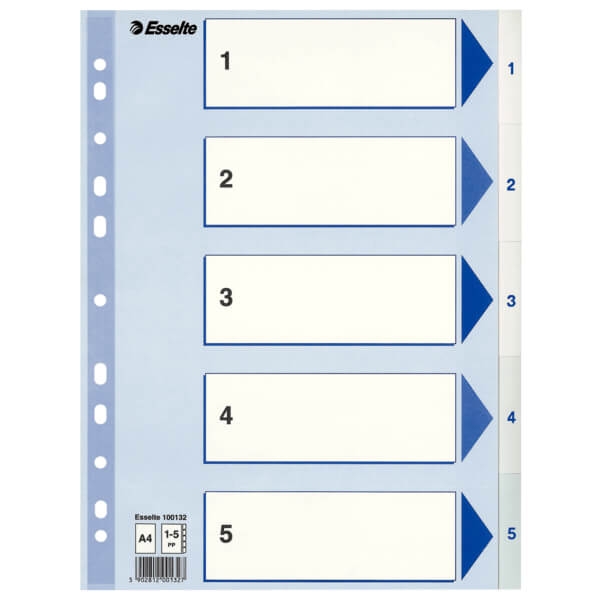ESSELTE Register Non-Stop A4/1-5