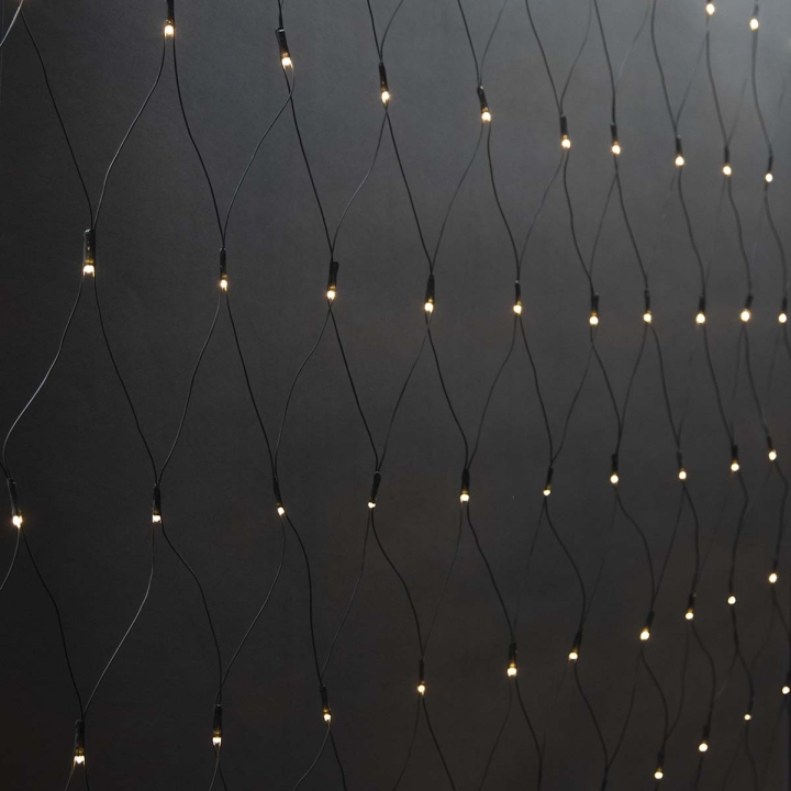 Nedis Dekorativa Nätljus | Varm Vit | 320 LED's | 3 x 1.5 m | Ljuseffekter: 7