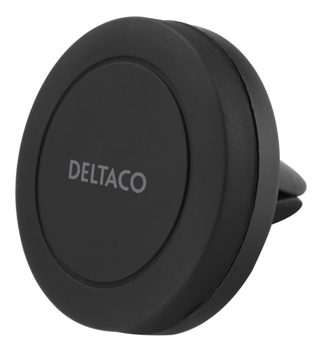 DELTACO Magnetisk bilhållare till för montering på fläktgaller