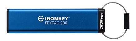 kingston IronKey Keypad 200, FIPS 140-3 Lvl 3 (Pending) AES-256