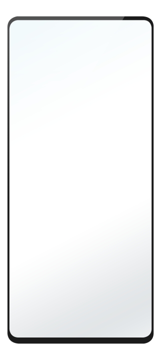 DELTACO skärmskydd för Samsung Galaxy A73, 2,5D härdat glas, 9H hårdhet