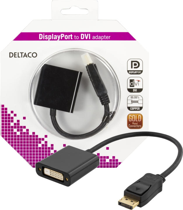 DELTACO DP-DVI14-K