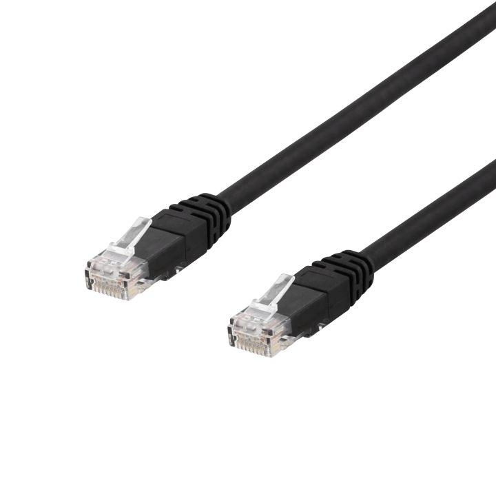 Deltaco U/UTP Cat6 patch cable 0.5m UV resistant 250MHz Delta certif