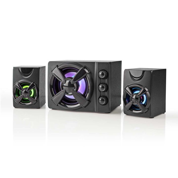 Nedis Gaming högtalare | Högtalarkanaler: 2.1 | USB ström | 3.5 mm Hane | 33 W