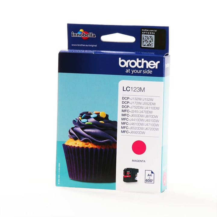 Brother Bläck LC123M LC-123 Magenta