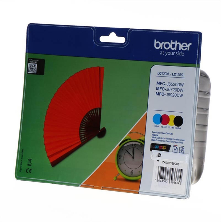 Brother Bläck LC129XLVALBPDR LC-129XL/LC-125XL Multipack