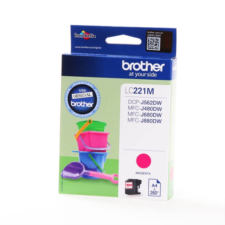Brother Bläck LC221M LC-221 Magenta