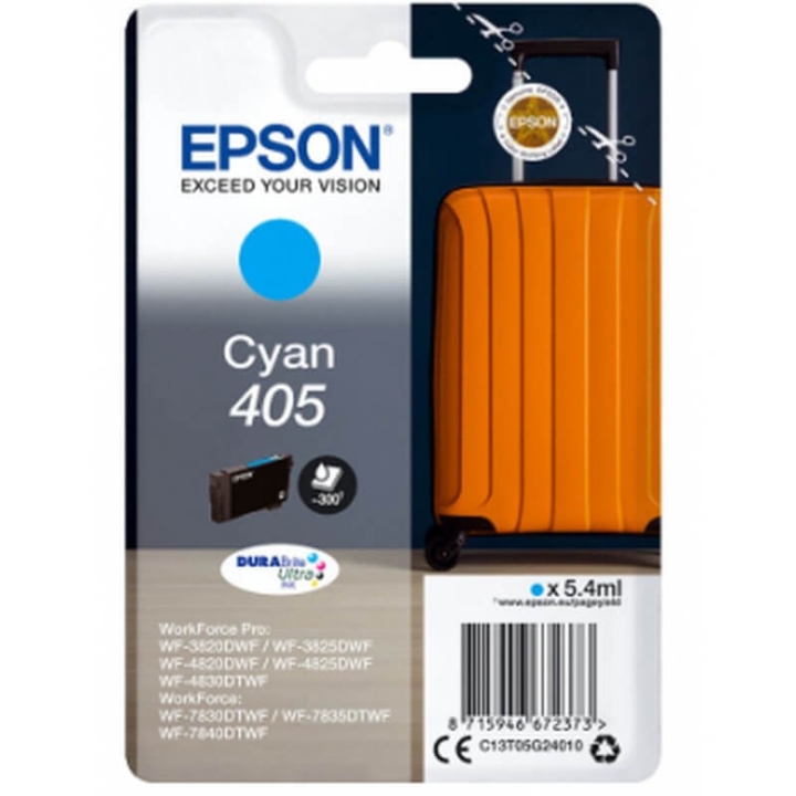 EPSON Bläck C13T05G24010 405 Cyan, Resväska