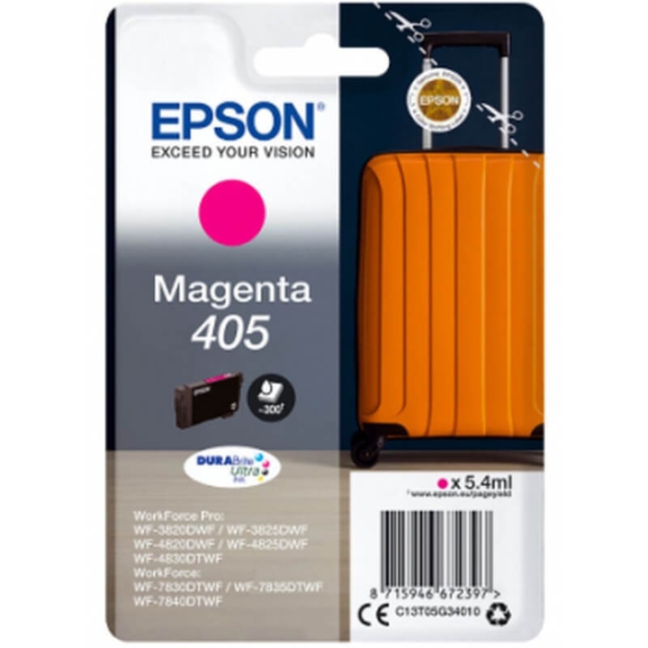 EPSON Bläck C13T05G34010 405 Magenta, Resväska