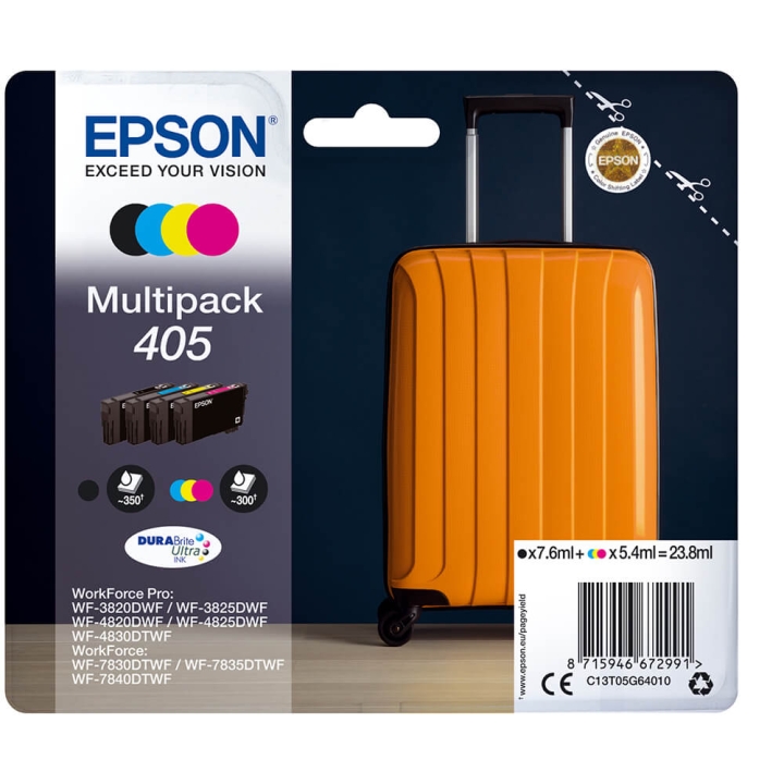 EPSON Bläck C13T05G64010 405 Multipack, Resväska