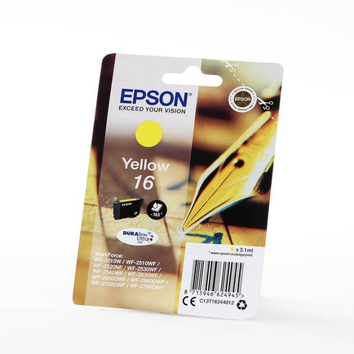 EPSON Bläck C13T16244012 16 Gul, Penna och Korsord
