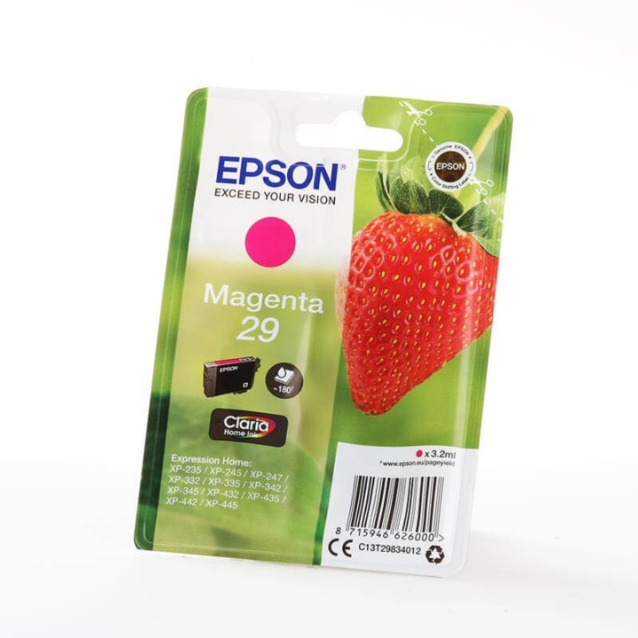 EPSON Bläck C13T29834012 29 Magenta, Jordgubbe