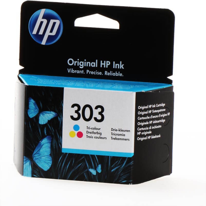 HP Bläck T6N01AE 303 Tri-colour