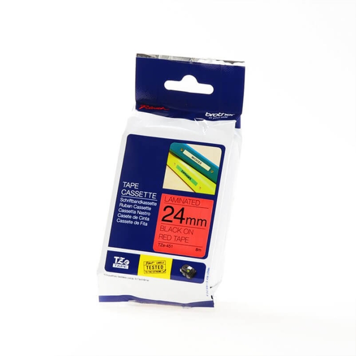Brother Tape TZE-451 24mm Svart på