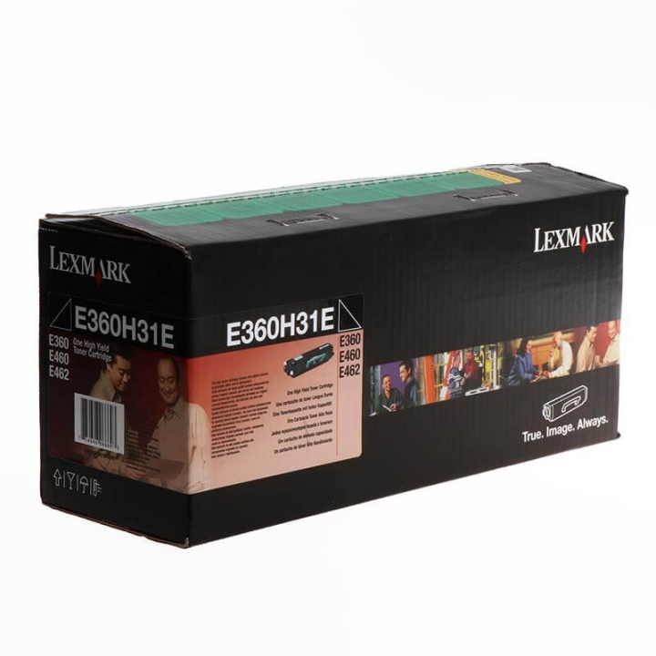 Lexmark Toner E360H31E Svart High Yield, Corporate Return