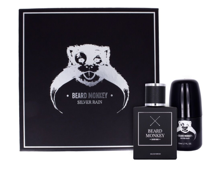 Beard Monkey Giftset Beard Monkey Silver Rain