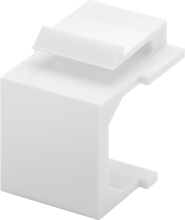 Goobay Keystone-skydd (4-pack), vit avsedda att användas som dammskydd