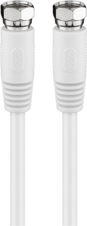 Goobay SAT-antennkabel (80 dB), dubbelskärmad F-plugg > F-plugg (helt skärmad), 3.5 m