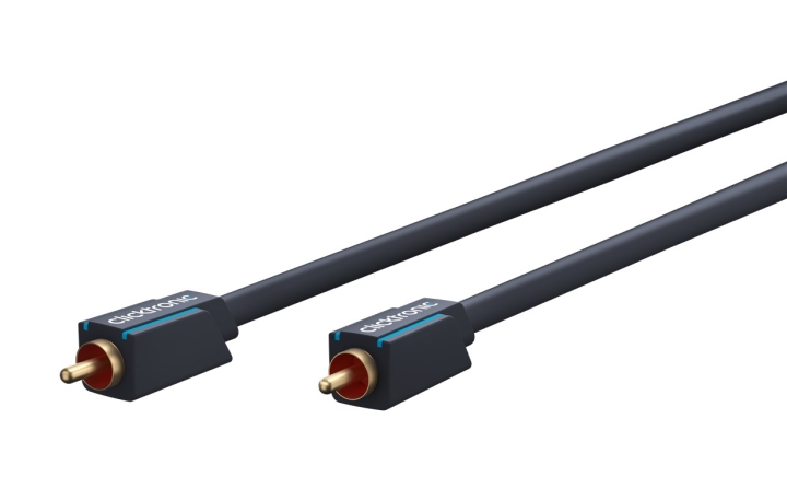ClickTronic RCA-kabel, mono Premiumkabel | 1x cinch plug 1x cinch plug