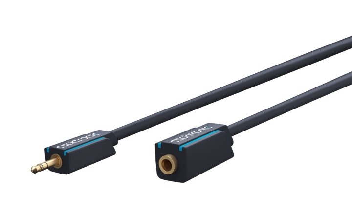 ClickTronic 3,5 mm AUX-förlängningskabel, stereo Premiumkabel | 1x 3,5 mm jackkontakt 1x 3,5 mm jackkontakt