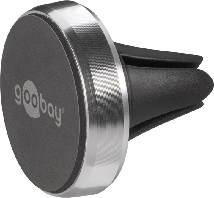 Goobay Universell magnethållare i smal design För enkel och säker fastsättning av små mobila enheter i fordonet