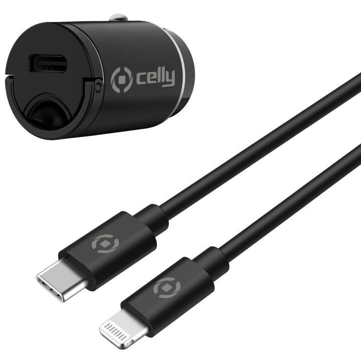Celly Billaddare 20W + Lighting-kabel
