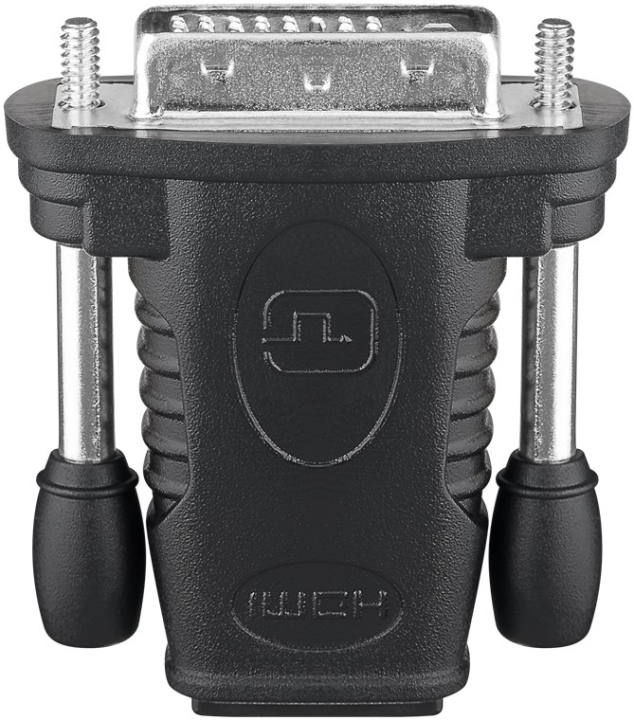 Goobay HDMI™/DVI-D-adapter, förnicklad HDMI™-uttag (typ A) > DVI-D-kontakt Dual Link (24 + 1 pin)
