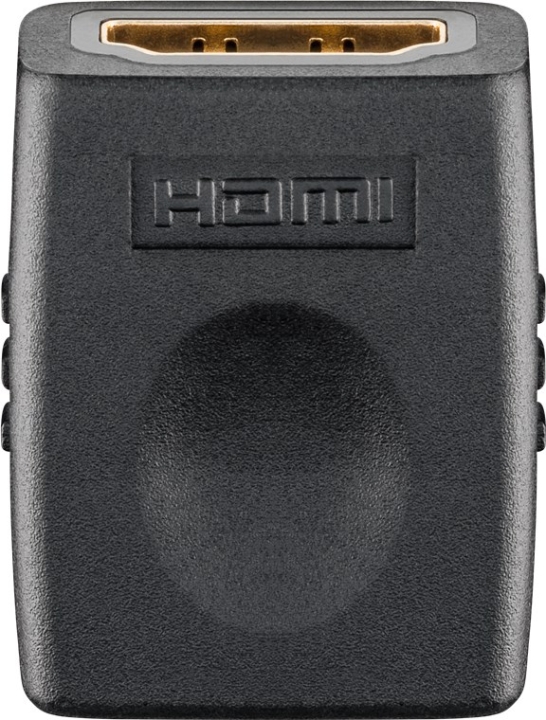 Goobay HDMI™-adapter, koppling, guldpläterad, 8K @ 60 Hz HDMI™-uttag (typ A) > HDMI™-uttag (typ A)