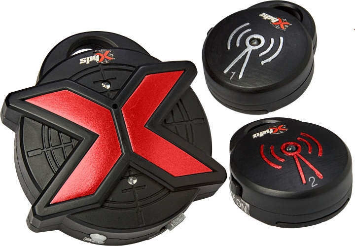 SpyX Tag Tracker - Kit D'espion Avec 2 Balises - Alarme Et Recherche - Dès 6 Ans