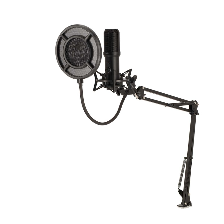 Nedis Streaming- och Spelmikrofon | Apparat: Notebook / Skrivbord | USB Type-A