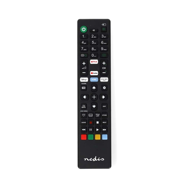 Nedis Ersättnings Fjärrkontroll | Passar till: Sony | Förprogrammerad | 1 Enhet | Amazon Prime / Disney + Button / Netflix Knapp / Youtube Knapp