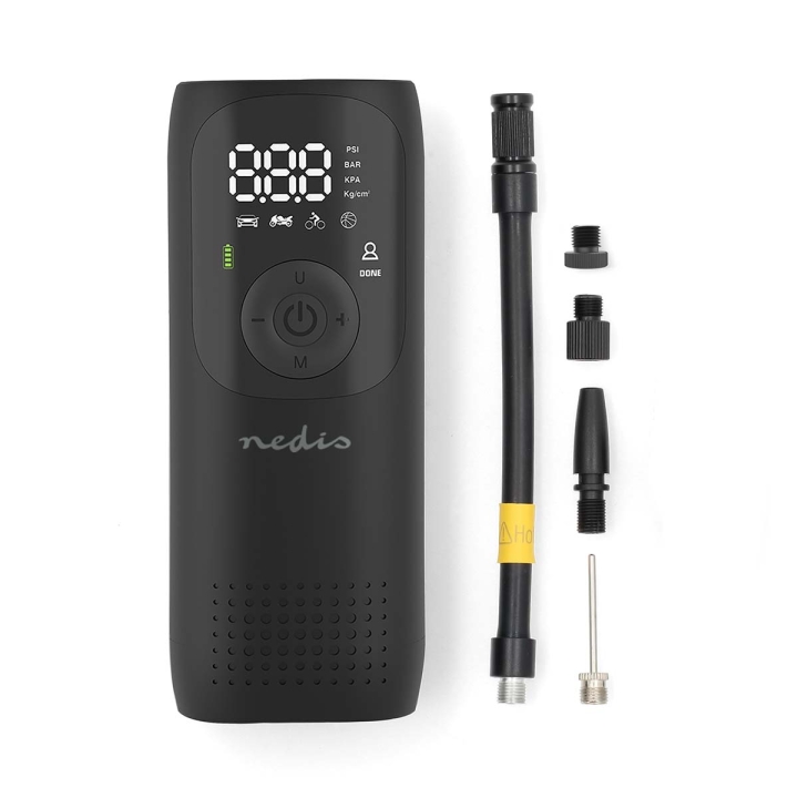 Nedis Laddningsbar luftkompressor | 0.1 - 10.3 Bar | Dunlop ventil