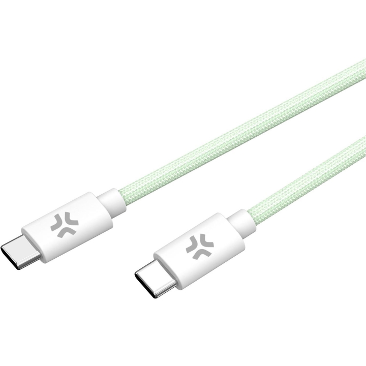 Celly USB-C till USB-C Kabel flätad 60W 1,5m